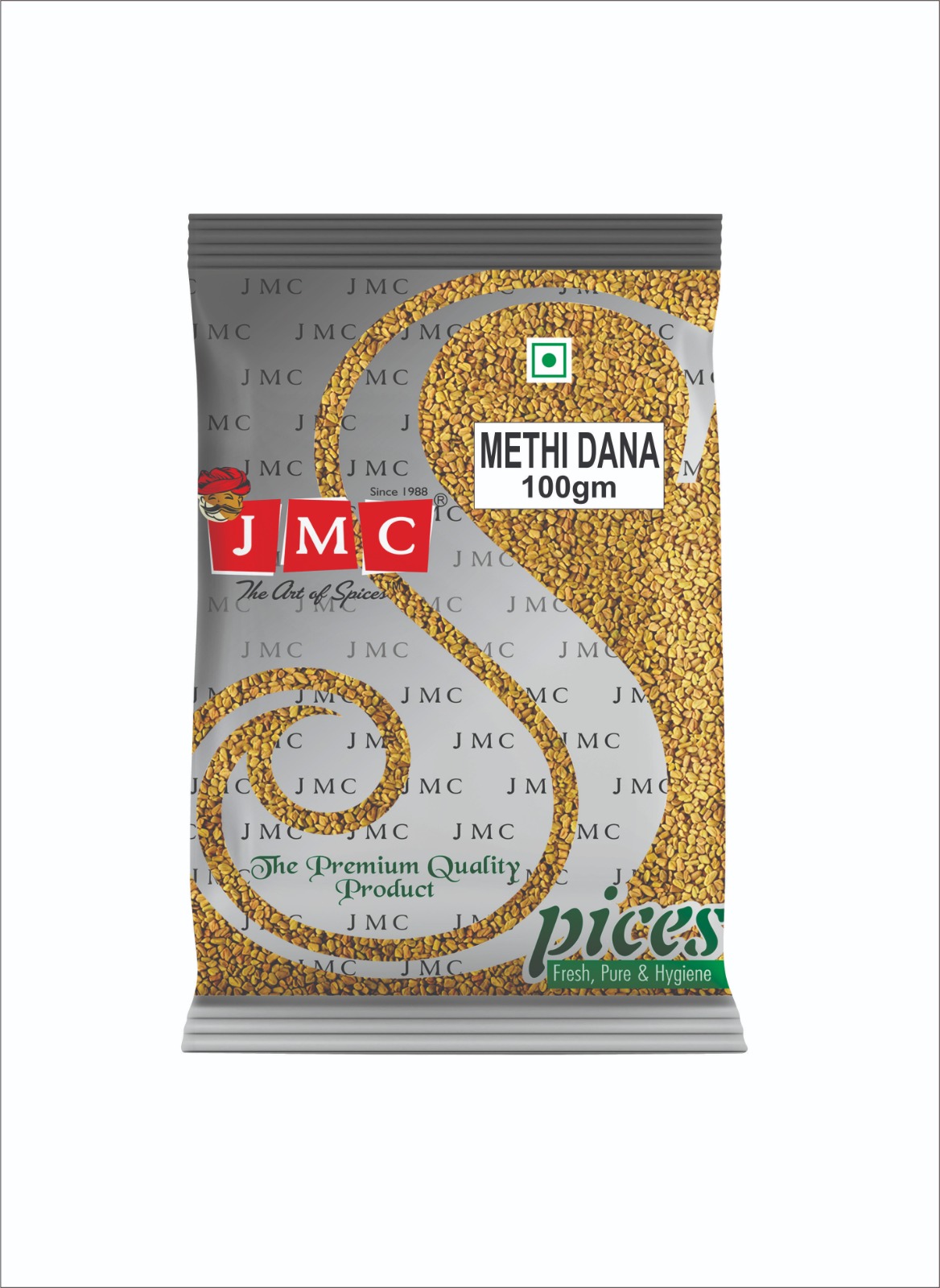 JMC Bold Methi Dana Fenugreek Seeds Front
